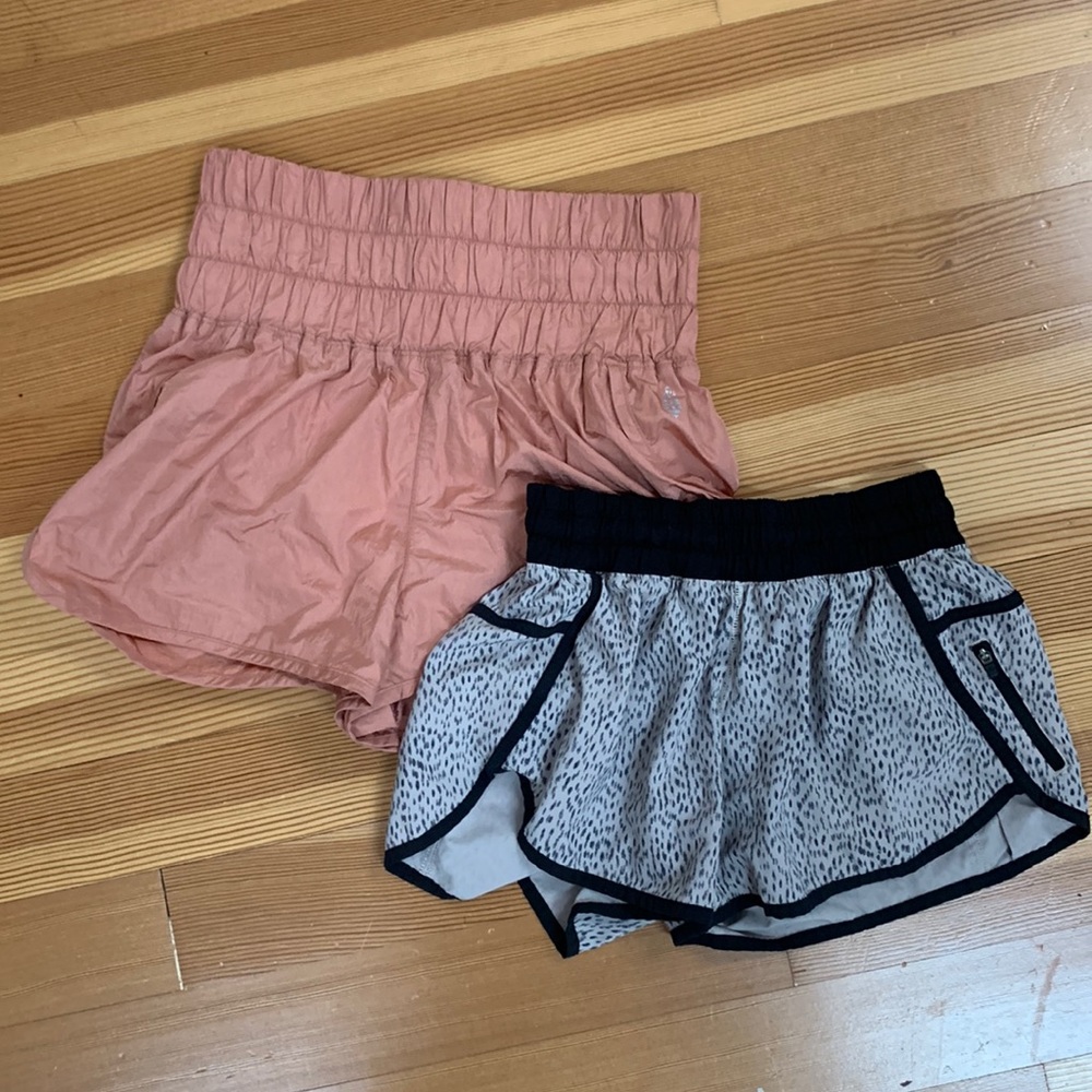 FP + Lululemon shorts
